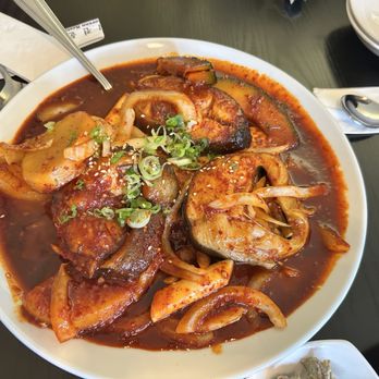 Soban - Braised Black Cod 은대구조림 - Korean Near Me - Los Angeles, California