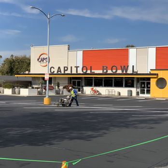 All About Asphalt - Giving capitol bowl in West Sacramento a new look with a seal and parking lot striping ada - Masonry/Concrete Near Me