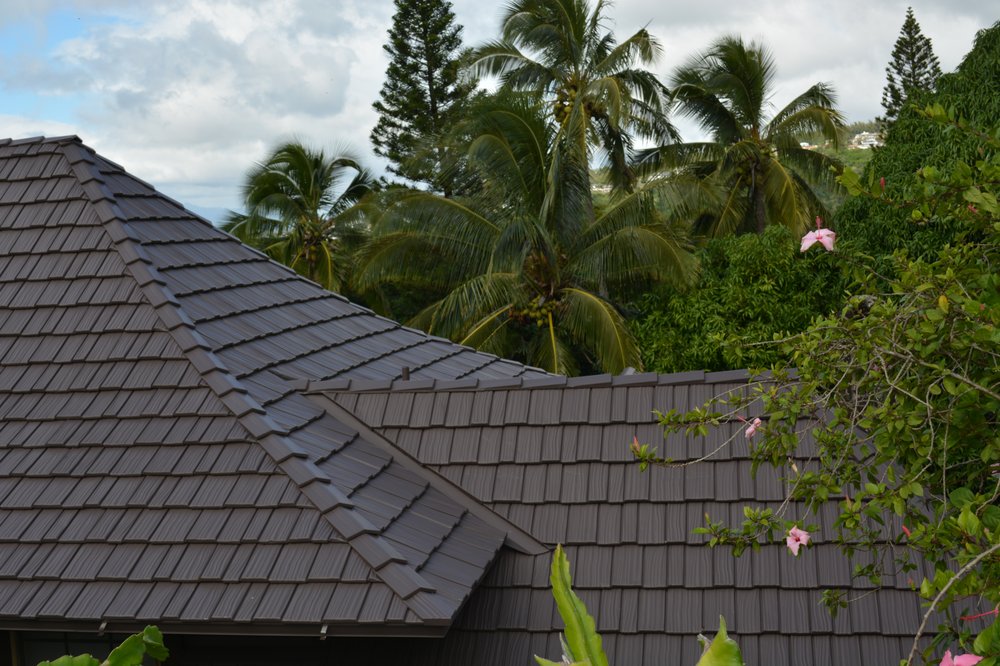 Slide of Aluminum Shake Roofing