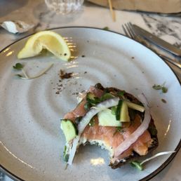 This place is amazing. Great pour over, cinnamon roll and salmon toast. This place is amazing. Great pour over, cinnamon roll and salmon toast.