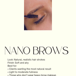 MONICA AMORA BROWS - Nano Brows for a super natural look.