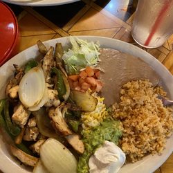 Chicken fajitas