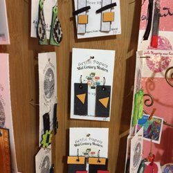 Heaven On Earth Emporium - 2018 Flower's handmade paper earrings.  Created from doodles on rice paper, handmade papers and recycled paper products. Whimsy!