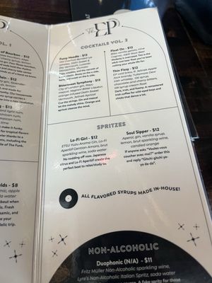 Menu photo 1 The EP Listening Lounge Reno, NV