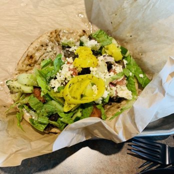 The Simple Greek - My friend got a steak gyro - Greek Near Me - Chesapeake, Virginia The Simple Greek - My friend got a steak gyro - Greek Near Me - Chesapeake, Virginia