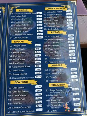 Menu photo 1 Sunny Restaurant & Bar Antalya, 07