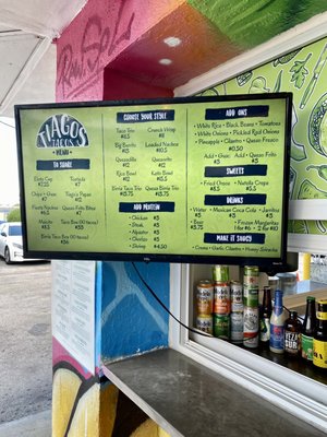Menu photo 4 Tiagos Tacos Hialeah, FL
