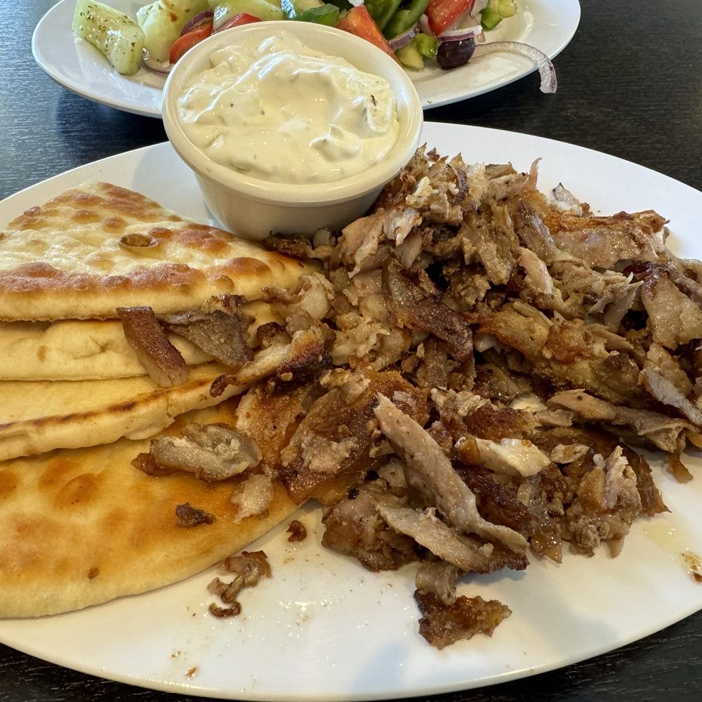 El Greco Grill - Pork Gyro plate - Greek Near Me - Campbell, California El Greco Grill - Pork Gyro plate - Greek Near Me - Campbell, California