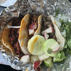 Taqueria La Nena - 3 Tacos: Pastor, Gypsy Tony, Beef Fajita