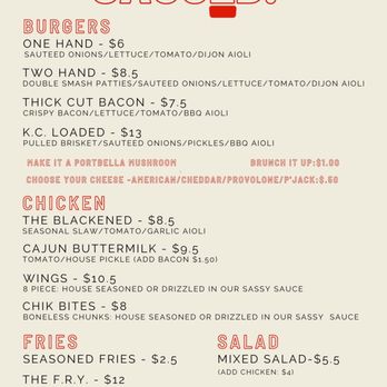 SAUCED. - Menu - American Near Me - Kansas City, Missouri SAUCED. - Menu - American Near Me - Kansas City, Missouri