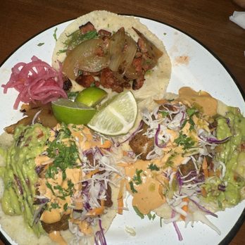 Bichos - Two mahi mahi capeado & I think chorizo in the back! - Mexican Near Me - Sayulita, NAY Bichos - Two mahi mahi capeado & I think chorizo in the back! - Mexican Near Me - Sayulita, NAY