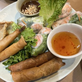 Saigon Noodle House - Sampler plate - Vietnamese Near Me - Diamond Bar, California Saigon Noodle House - Sampler plate - Vietnamese Near Me - Diamond Bar, California