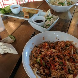 Fried rice with chicken Fried rice with chicken