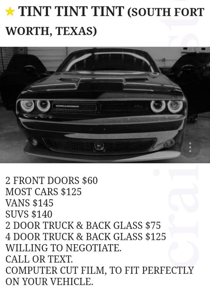 KINGZ TINT GARAGE Fort Worth, TX Yelp