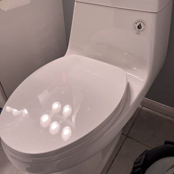 ADP Pro Services - Another view of new toilet. - Handyman Near Me ADP Pro Services - Another view of new toilet. - Handyman Near Me