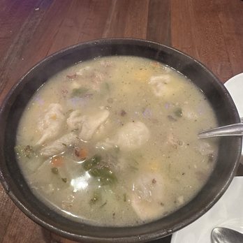 Mazalae Mongolian Restaurant - Dumpling Soup (Beef filling), lamb bits, lamb soup with veggie mix - Mongolian Near Me - Morton Grove, Illinois