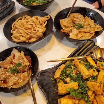 Gu’s Kitchen - Our spread - Szechuan Near Me - Chamblee, Georgia