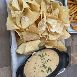 Chips and queso Chips and queso