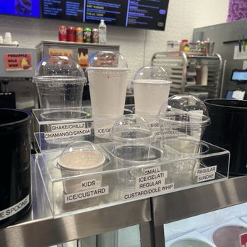 CJ's Italian Ice & Custard - Different sizes for different types of orders - Ice Cream & Frozen Yogurt Near Me - Henderson, Nevada CJ's Italian Ice & Custard - Different sizes for different types of orders - Ice Cream & Frozen Yogurt Near Me - Henderson, Nevada