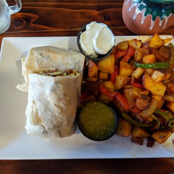 Tostadas - Breakfast burrito and potatoes - Breakfast & Brunch Near Me - San Jose, California