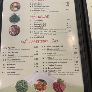 Fuji Sushi - Menu - Sushi Bars Near Me - Midland, Michigan