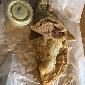 La Bodega Original - Tipsy Goat empanada - Ham, pesto & goat cheese - Latin American Near Me - Jacksonville, Florida