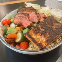 Custom Dig Protein  Seared Wild Salmon Side Steak