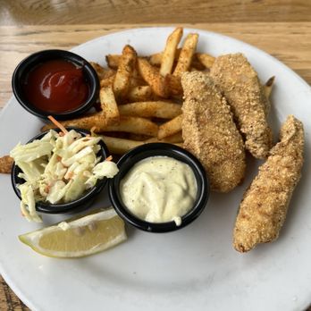 Foster's Kitchen - GF fish and chips with Cajun fries. - American Near Me - Kailua-Kona, Hawaii Foster's Kitchen - GF fish and chips with Cajun fries. - American Near Me - Kailua-Kona, Hawaii