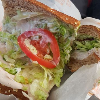 TOGO'S Sandwiches - Turkey and avocado but no avocado!! For a large, only two slices of tomatoes! lol. This location sucks! - Sandwiches Near Me - San Leandro, California TOGO'S Sandwiches - Turkey and avocado but no avocado!! For a large, only two slices of tomatoes! lol. This location sucks! - Sandwiches Near Me - San Leandro, California