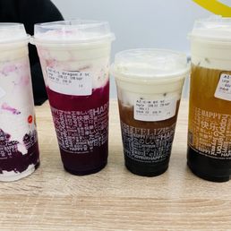 Mango Green Tea W/ Mango Boba