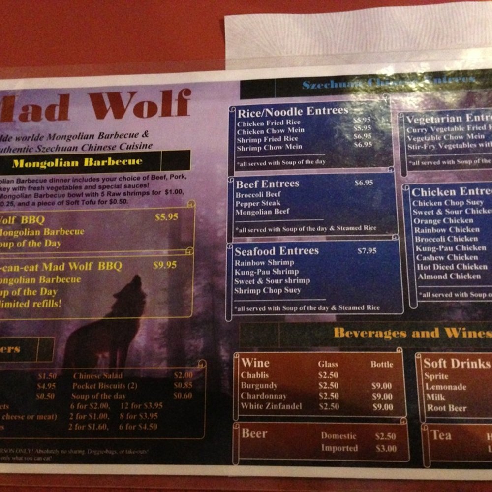 Mad Wolf Mongolian Barbecue - Mongolian Near Me - Fullerton, California