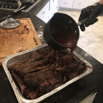 Justin’s Poolside Grill - 12 hour smoked Brisket to go - American Near Me - Montgomery, New Jersey