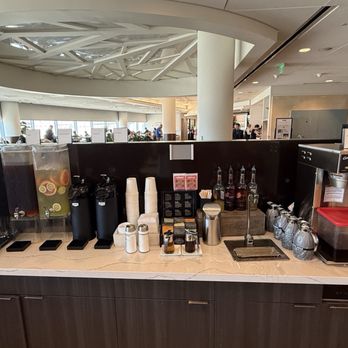 The Centurion Lounge - Coffee and tea station - Airport Lounges Near Me - San Francisco, California The Centurion Lounge - Coffee and tea station - Airport Lounges Near Me - San Francisco, California