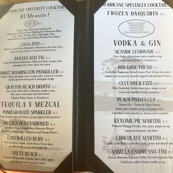 Hurricane Oyster Bar - Drinks - Seafood Near Me - Grayton Beach, Florida Hurricane Oyster Bar - Drinks - Seafood Near Me - Grayton Beach, Florida