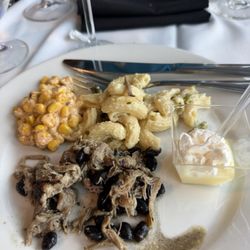 City Cruises New York - This is my plate before and after eating.