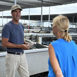 Big Island Abalone - Abalone farm guide Carlos sharing a lot about abalone farming and other ocean creatures.