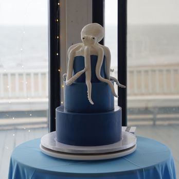 Lovely Cakes - Our octopus wedding cake! Lemon cake with passionfruit buttercream. Beautiful and delicious! - Cupcakes Near Me - Stratford, Connecticut Lovely Cakes - Our octopus wedding cake! Lemon cake with passionfruit buttercream. Beautiful and delicious! - Cupcakes Near Me - Stratford, Connecticut