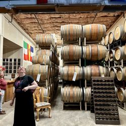 Crystal Basin Cellars - KZ shows us the Barrel Room