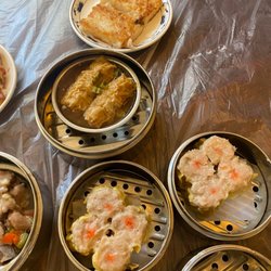 Hong Kong Chinese Restaurant - Shu Mai, turnip cake, and tofu skin