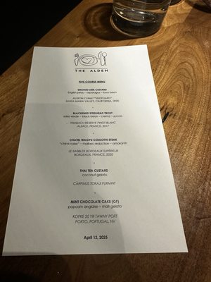 Menu photo 4 The Alden Chamblee, GA Menu photo 4 The Alden Chamblee, GA
