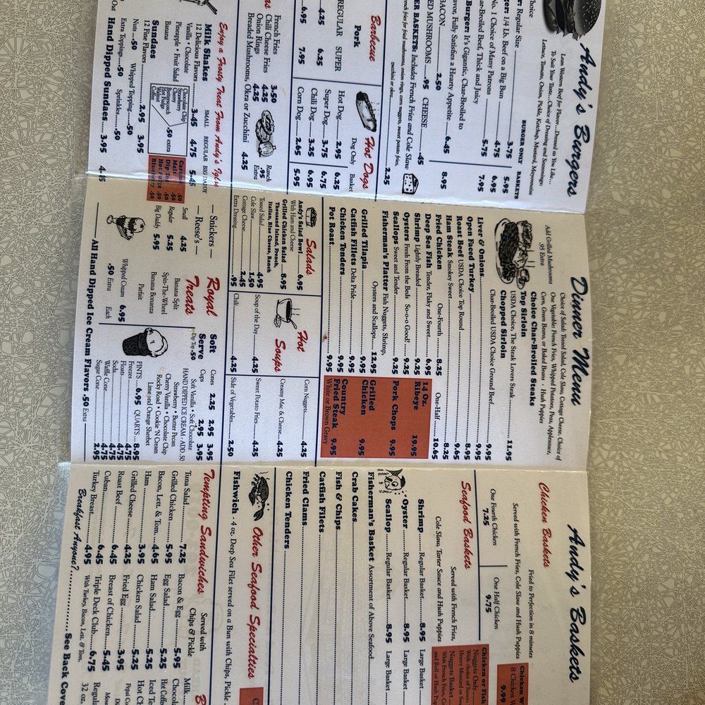 Andy's Igloo - Menu - American Near Me - Winter Haven, Florida Andy's Igloo - Menu - American Near Me - Winter Haven, Florida