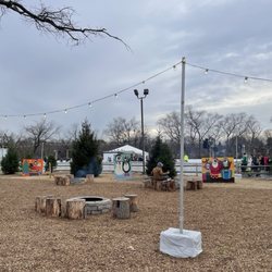 Winterfest Ice Skating at Cooper River Park - Fire pits next to the rink.