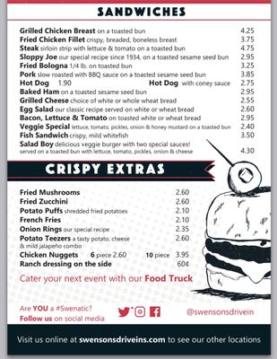 Menu photo 4 Swensons Drive-In Akron, OH Menu photo 4 Swensons Drive-In Akron, OH