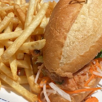 Fish - Salmon Bahn Mi. - Seafood Near Me - Sausalito, California Fish - Salmon Bahn Mi. - Seafood Near Me - Sausalito, California