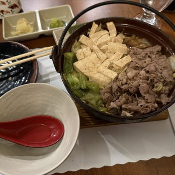 Kanpai Sushi - Sukiyaki $24. - Japanese Near Me - Pismo Beach, California