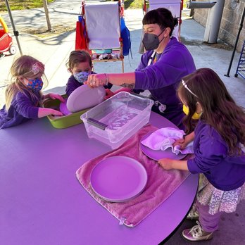 Our Children's Place - Dish washing activity after snack time. - Preschools Near Me - Burbank, California Our Children's Place - Dish washing activity after snack time. - Preschools Near Me - Burbank, California