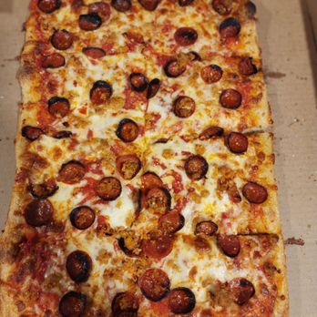 Extra Extra - Pepperoni and spicy sausage - Pizza Near Me - Buffalo, New York Extra Extra - Pepperoni and spicy sausage - Pizza Near Me - Buffalo, New York