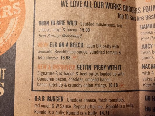 Menu photo 3 The Works Kitchener, ON Menu photo 3 The Works Kitchener, ON