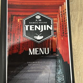 Ramen House Tenjin - 8/2025 menu - Ramen Near Me - Sacramento, California Ramen House Tenjin - 8/2025 menu - Ramen Near Me - Sacramento, California