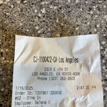 Carl's Jr - Fast Food Near Me - Los Angeles, California
